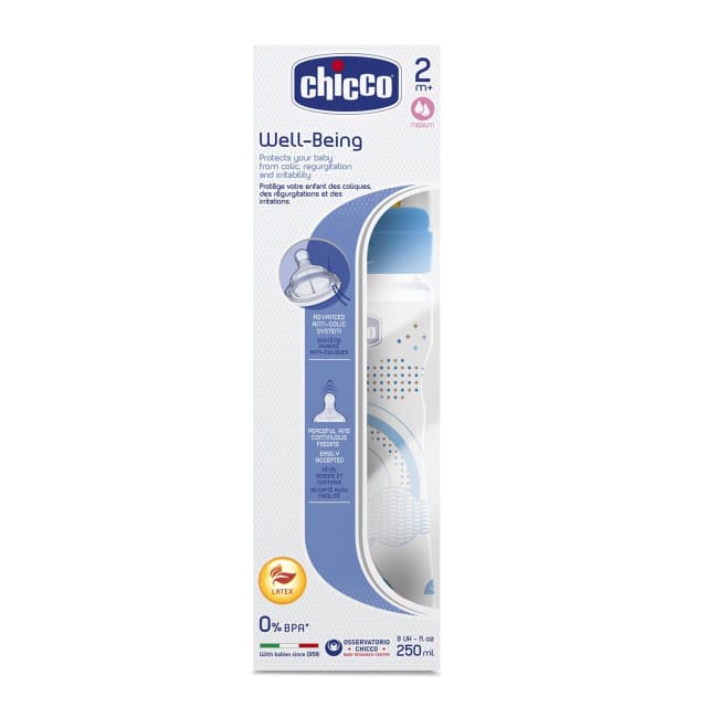 CHICCO BB/BC WB LTX BTL 2m+ 250ml Boy