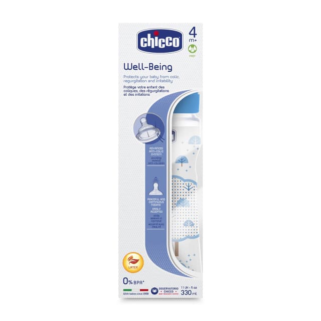 CHICCO BB/BC WB LTX BTL 4m+ 330ml Boy