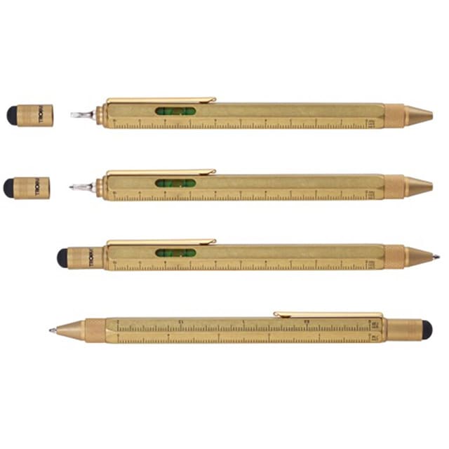 TROIKA Construction BP Pen Antique Brass