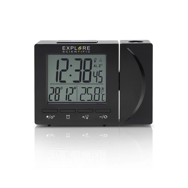 BRESSER PROJECTION CLOCK BLACK