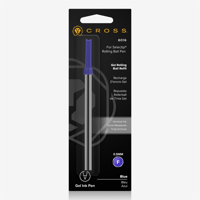 CROSS Refill Rolling Ball �?Blue 0.5mm - 1Pk