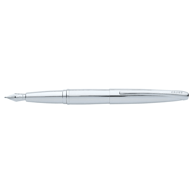 CROSS ATX Pure Chrome Fountain Pen, Fine Nib