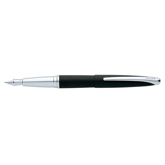 CROSS ATX Basalt Black Fountain Pen, Fine Nib