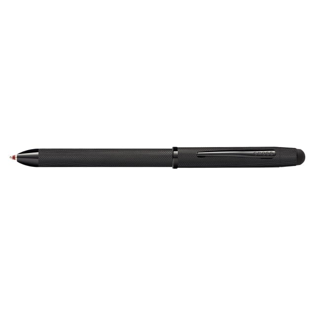 CROSS TECH3+ Brushed Black Diamond Pattern Ballpoint Pen
