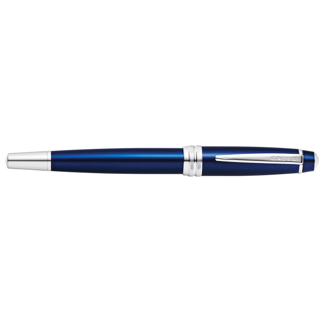 CROSS Bailey Blue Lacquer Fountain Pen, Medium Nib
