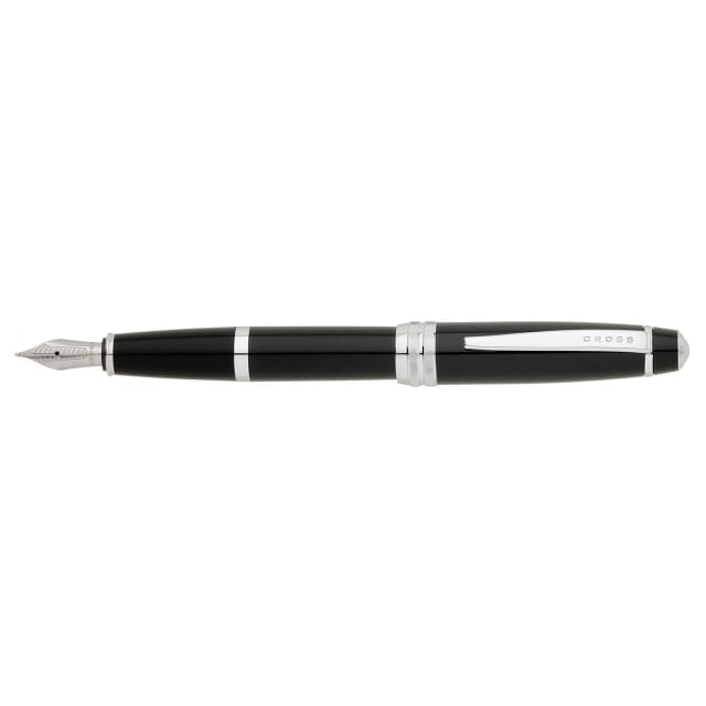 CROSS Bailey Black Lacquer Fountain Pen, Medium Nib