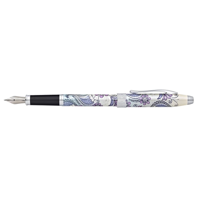 CROSS Botanica Purple Orchid Fountain Pen, Fine Nib