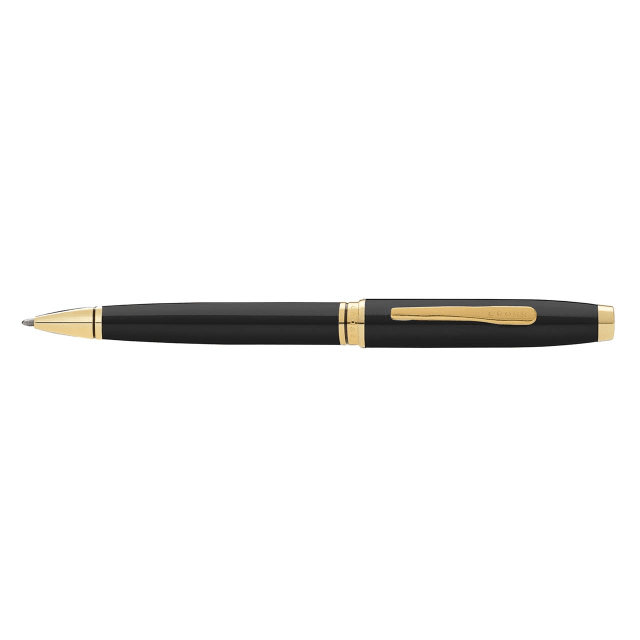 CROSS Coventry Black Lacquer with Gold Ballpoint Pen