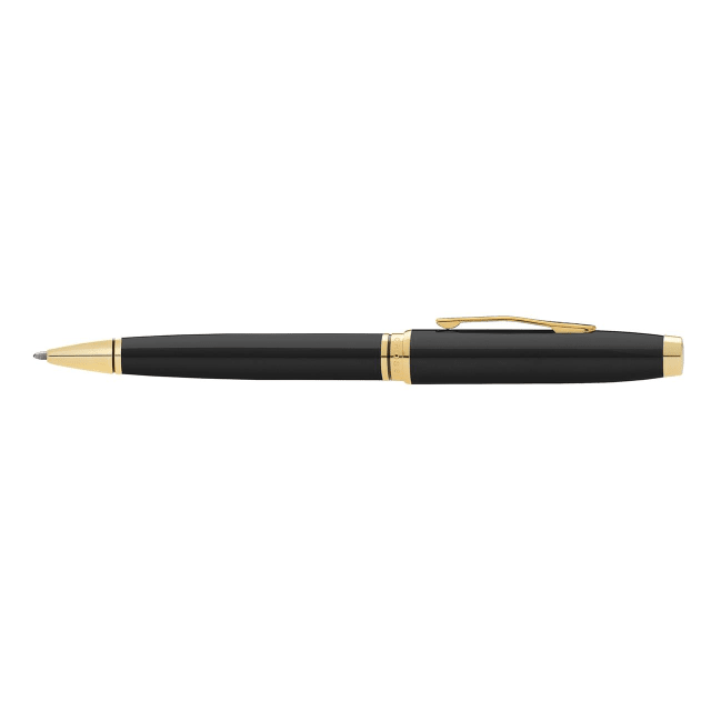 CROSS Coventry Black Lacquer with Gold Ballpoint Pen