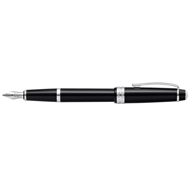 CROSS Bailey Light BLACK Fountain Pen, Xtra Fine Nib