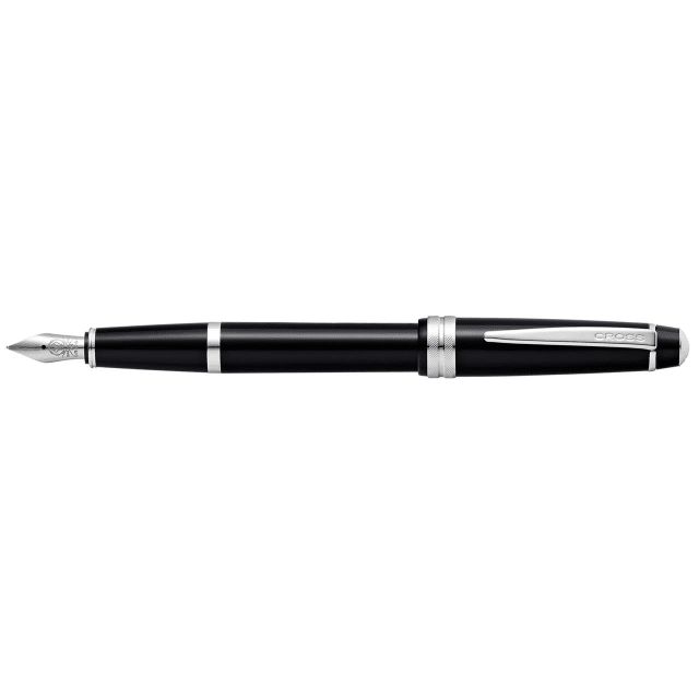 CROSS Bailey Light BLACK Fountain Pen, Fine Nib
