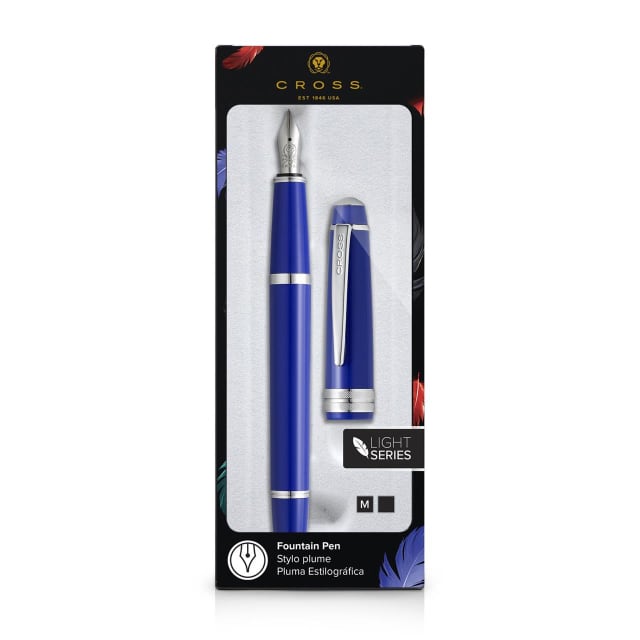 CROSS Bailey Light BLUE Fountain Pen, Meidum Nib