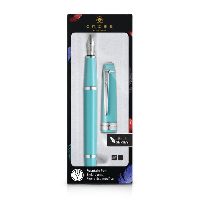 CROSS Bailey Light TEAL Fountain Pen, Xtra Fine Nib