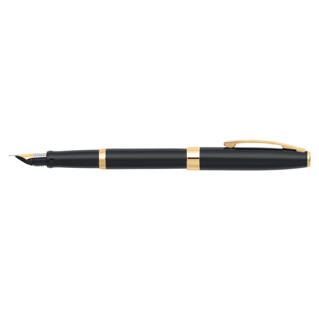 SHEAFFER Sagaris Fluted Gold/ Gold Trim Fine Fountain Pen