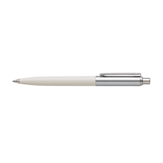 SHEAFFER Sentinel White Chrome Cap Nickel Trim Ballpoint Pen