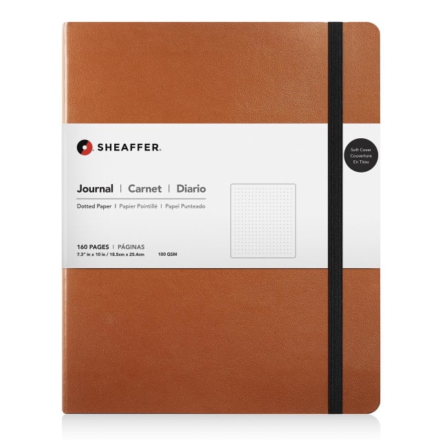 SHEAFFER Dotted Journal in Caramel Brown