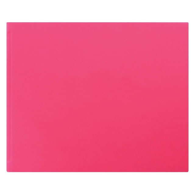 LETTS Dazzle Quarto Blank Guest Book L/Sc Pnk
