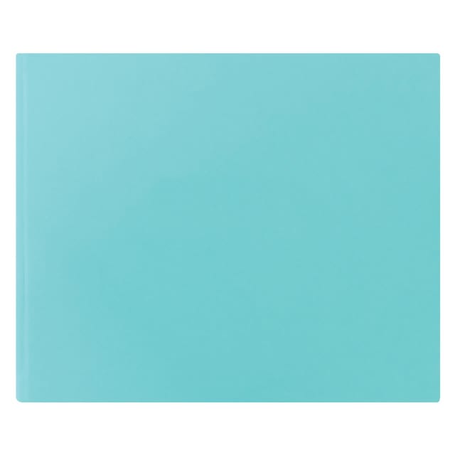 LETTS Dazzle Quarto Blank Guest Book L/Sc Turq