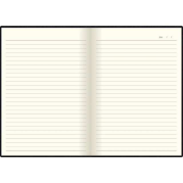 LETTS Lecassa A4 Notebook Black