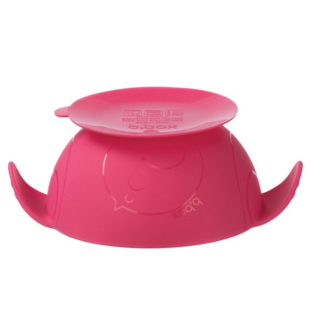 B.BOX Silicone Bowl Spoon Strawberry Shake