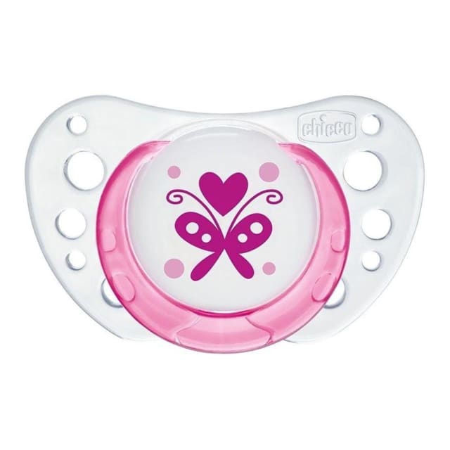 CHICCO Soother: Latex Physio Air 0-6m 2pk -Girl