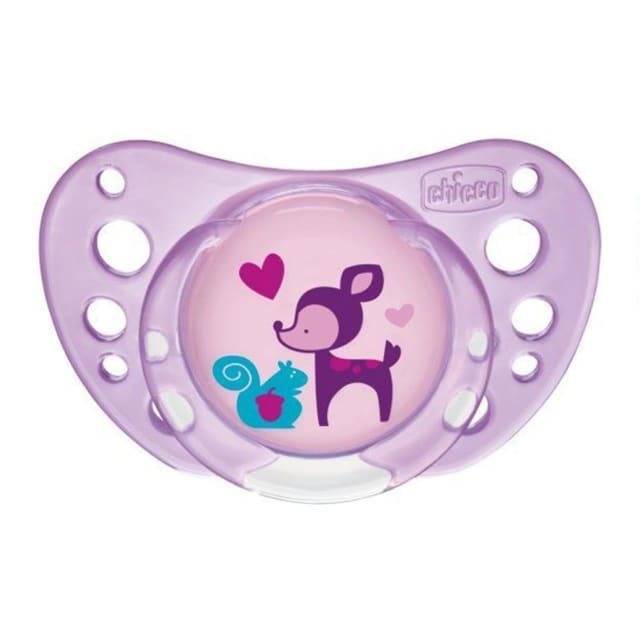 CHICCO Soother: Latex Physio Air 6-16M 2pk-Girl