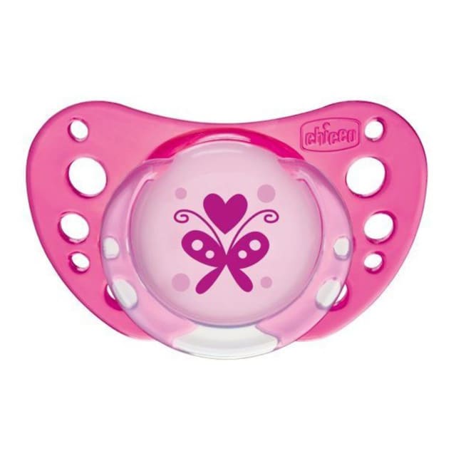 CHICCO Soother: Latex Physio Air 6-16M 2pk-Girl