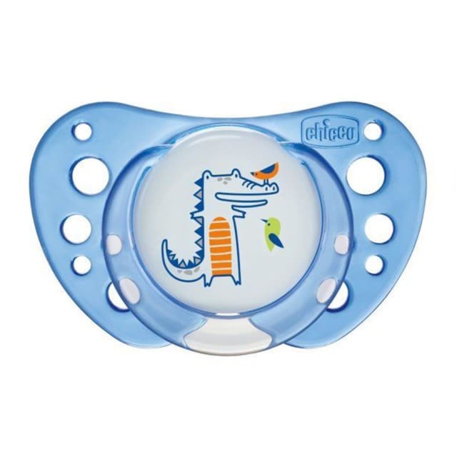CHICCO Soother: Latex Physio Air 6-16M 2pk -Boy