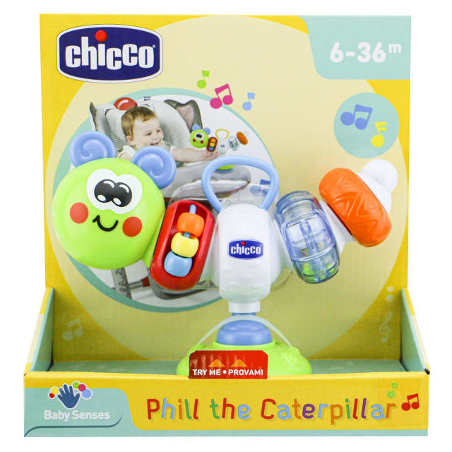 CHICCO Phill The Caterpillar Highchair Toy