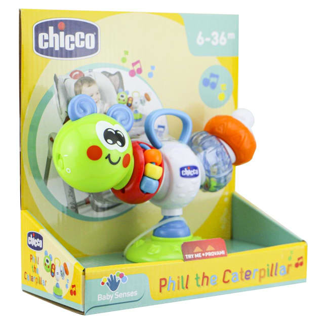 CHICCO Phill The Caterpillar Highchair Toy