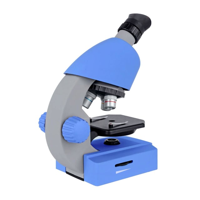 BRESSER 40x-640x Microscope - Blue