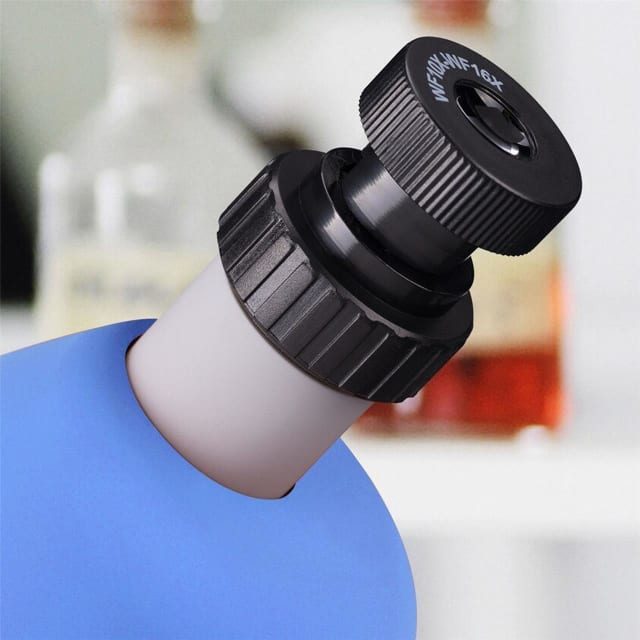 BRESSER 40x-640x Microscope - Blue