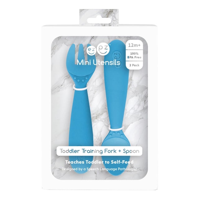 EZPZ MINI UTENSILS BLUE