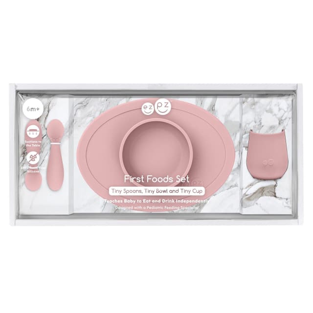 EZPZ TINY FIRST FOOD SET BLUSH