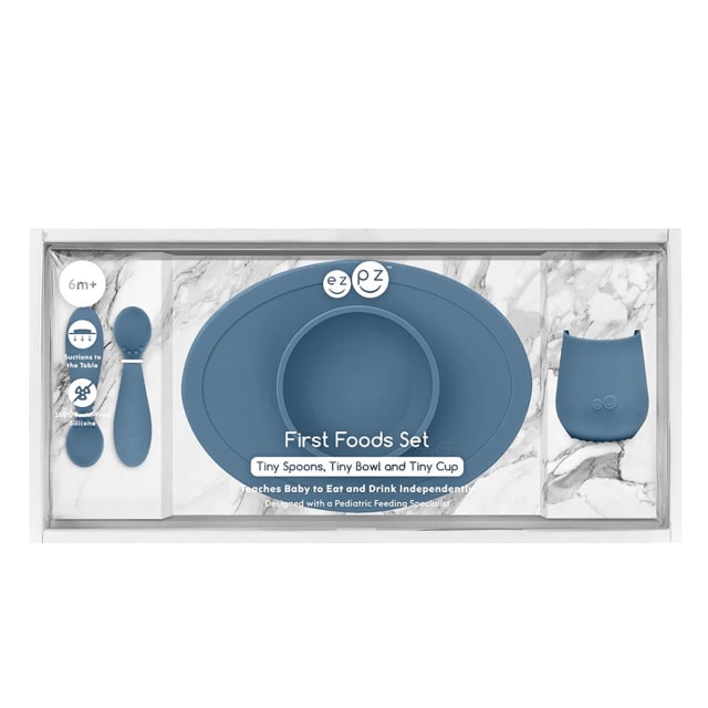 EZPZ TINY FIRST FOOD SET INDIGO