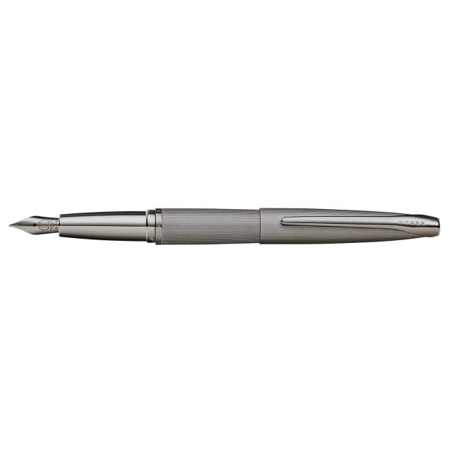 CROSS ATX Sandblast Titanium Grey Fountain Pen, Fine Nib