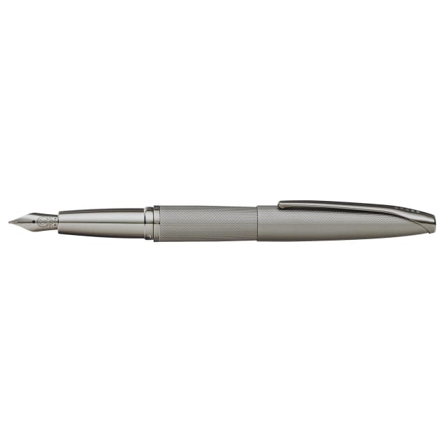 CROSS ATX Sandblast Titanium Grey Fountain Pen, Medium Nib