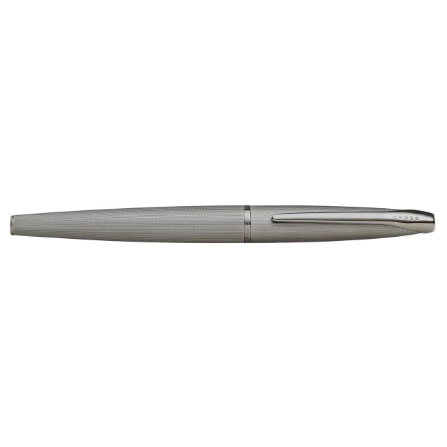CROSS ATX Sandblast Titanium Grey Fountain Pen, Medium Nib