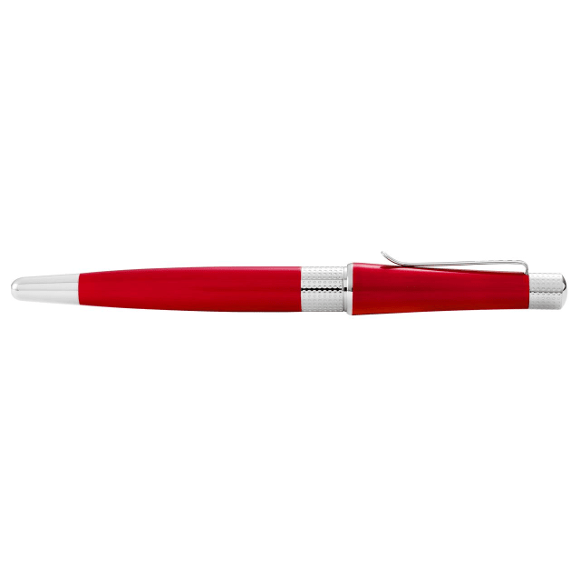 CROSS Beverly T/L Red Lacquer & Chrome Fountain Pen, Medium Nib