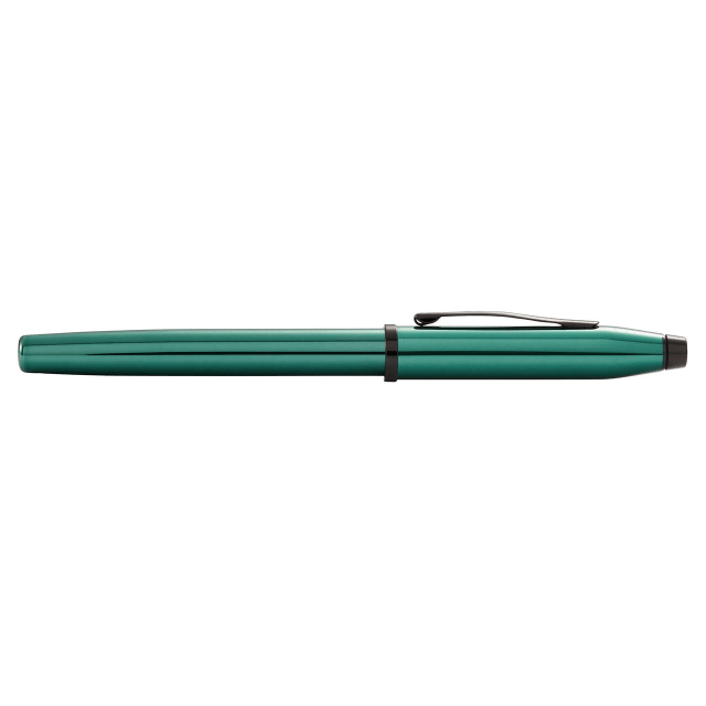 CROSS Century II Translucent Green Lacquer & Highly Polished Black Rollerball Pen