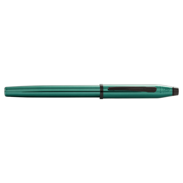 CROSS Century II Translucent Green Lacquer & Highly Polished Black Rollerball Pen