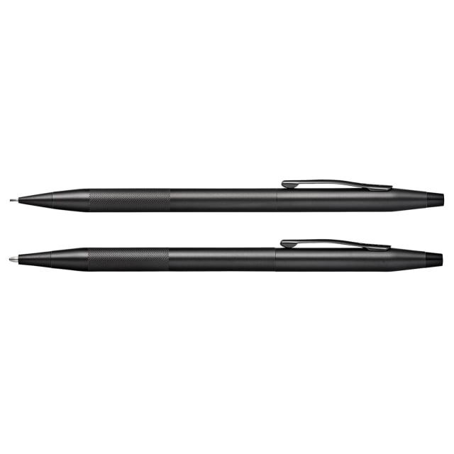 CROSS Classic Century Black & MicroKnurl Ballpoint & Pencil