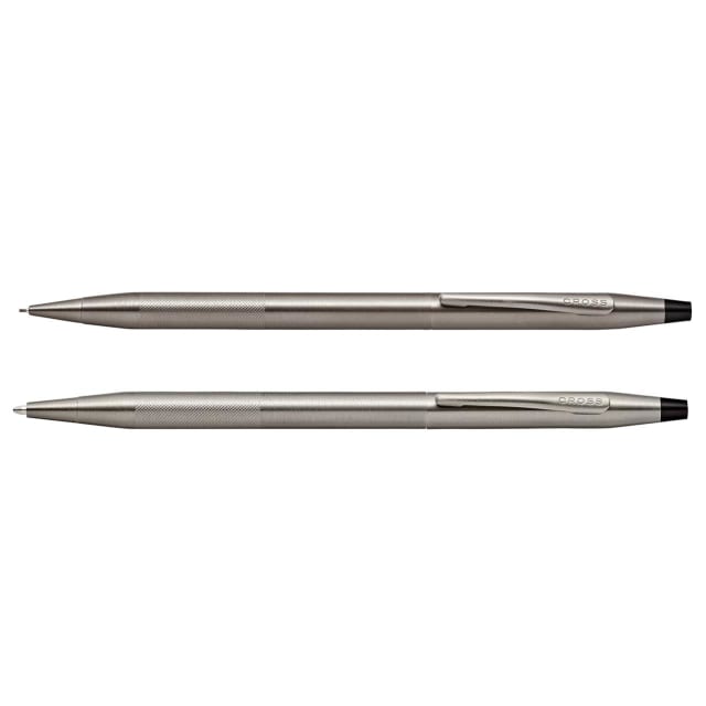 CROSS Classic Century TiTanium Grey & Micro Knurl Ballpoint Pen & Pencil