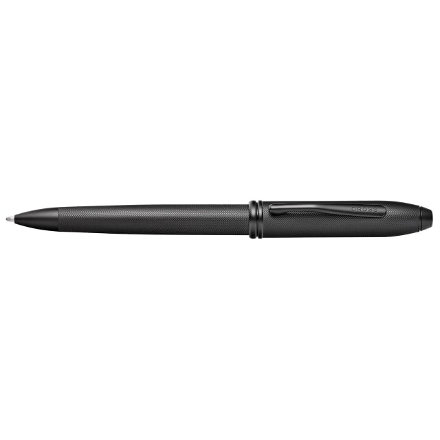 CROSS Townsend Black MicroKnurl & Matt Black Ballpoint Pen