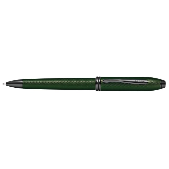 CROSS Select item 699 Townsend Green MicroKnurl & Highly Polished Black Ballpoint Pen