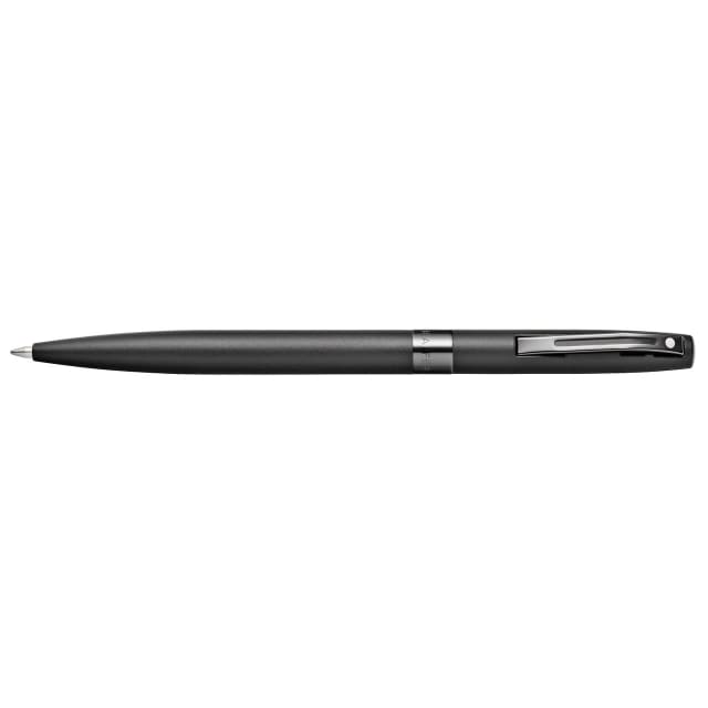 Sheaffer® REMINDER 9017 Matte Black Ballpoint Pen With Black PVD trim