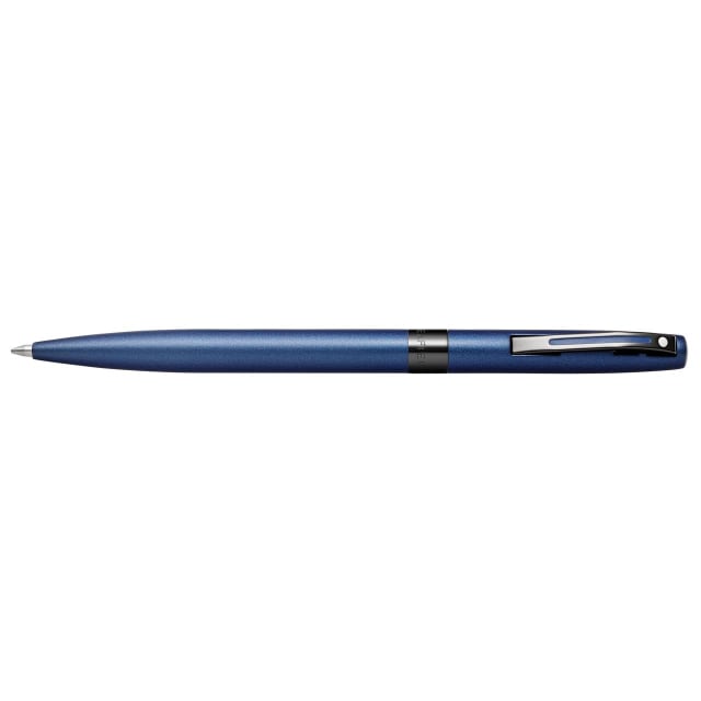 Sheaffer® REMINDER 9018 Matte Blue Ballpoint Pen With Black PVD trim