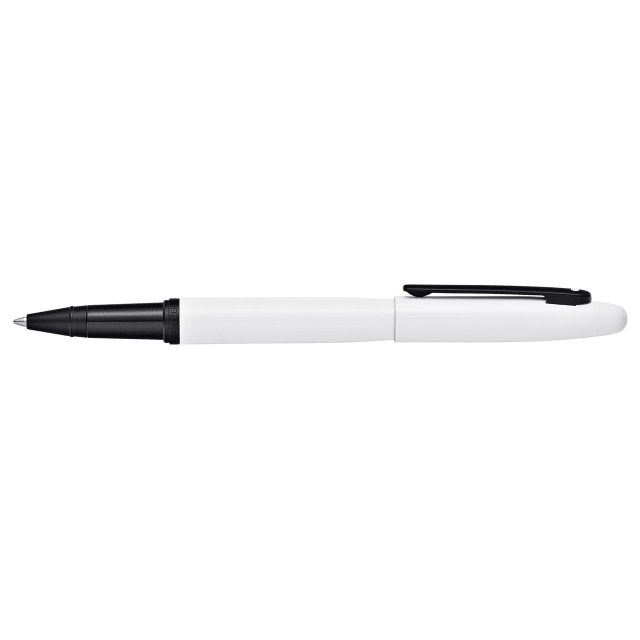 SHEAFFER VFM White Lacquer Black Medium Fountain Pen