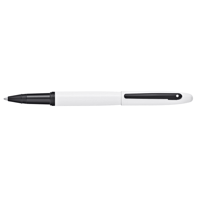 SHEAFFER VFM White Lacquer Black Medium Fountain Pen