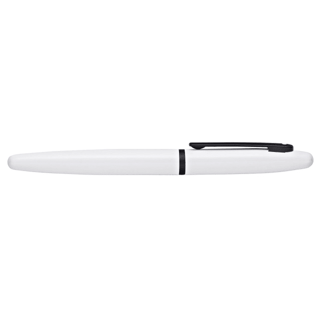 SHEAFFER VFM White Lacquer Black Ballpoint Pen